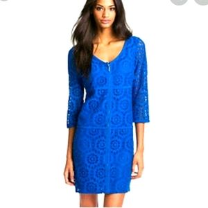 Laundry by shelli segal blue lace dress